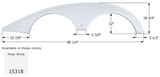 Icon Fender Skirt For Jayco Eagle Models (MPN: 15318)