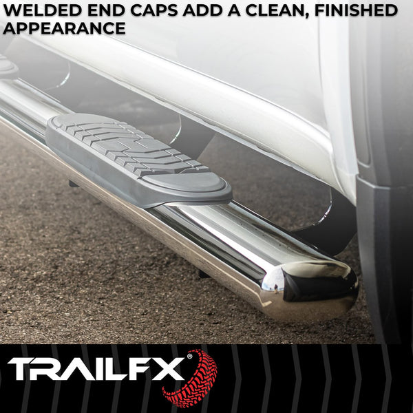 TrailFX 5 Inch Oval Straight Nerf Bar (MPN: A7048S)