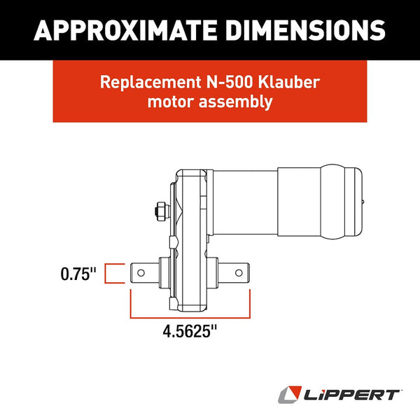 Lippert Slide Out Motor (MPN: 130057)