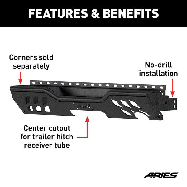 Aries TrailChaser Modular Jeep Bumper (MPN: 2081021)