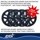 Coast To Coast Impostor Wheel Skin (MPN: IWCIMP482BLK)