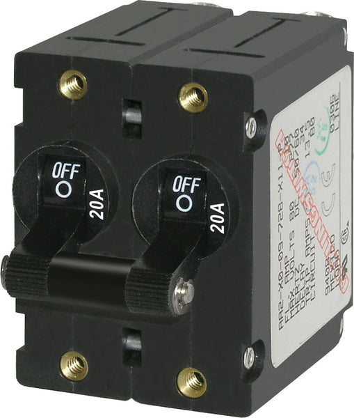 Blue Sea Circuit Breaker A Series 20 Amps (MPN: 7236-BSS)
