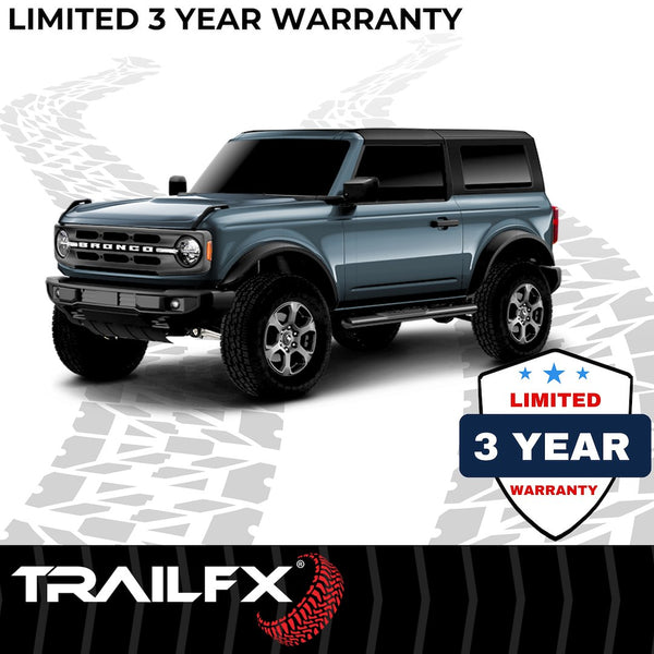 TrailFX Nerf Bar 4 Inch Oval Tube Side Steps (MPN: A1556T)
