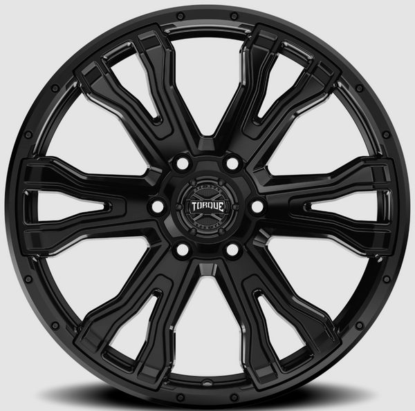 Torque Wheels 20 Inch Satin Black Wheel (MPN: TW407C-20903604-12)
