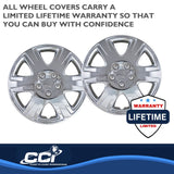 Coast To Coast 15 Inch Wheel Cover Set (MPN: IWC42215C)