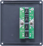 Blue Sea Switch Panel with 4 Rocker Switches (MPN: 4320-BSS)