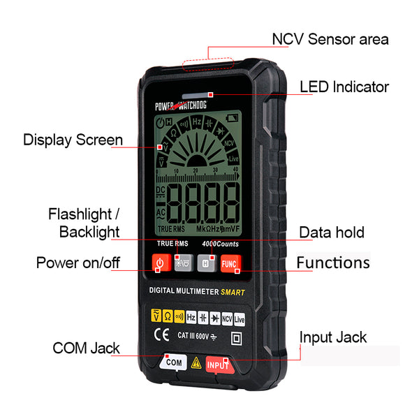 Hughes Autoformers Digital Multimeter (MPN: SMARTMETER)