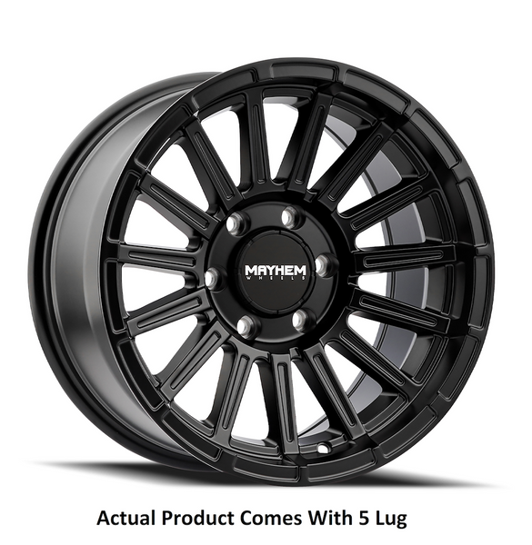 Mayhem Wheels 17 Inch Satin Black Wheel (MPN: 8309-7973B)