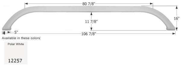 Icon Fender Skirt for Carriage C-Force Models (MPN: 12257)