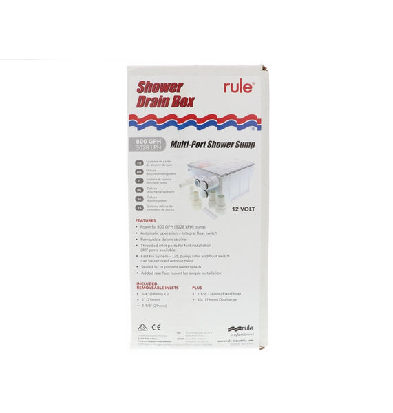 Rule Marine Gray Water Sump (MPN: 98B)