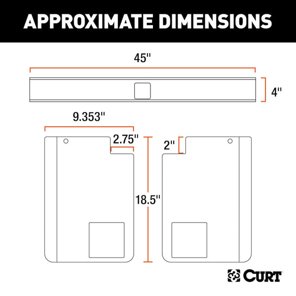 CURT Class V Trailer Hitch Rear (MPN: 15902)