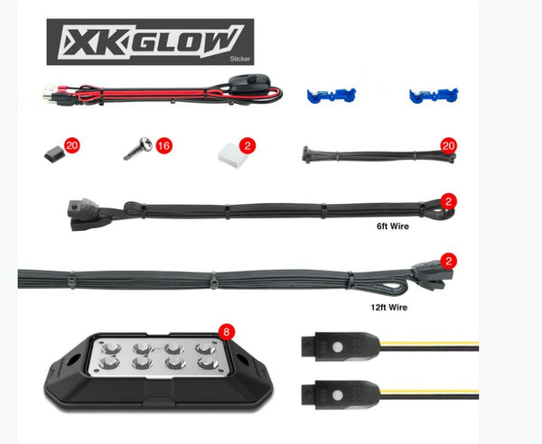 XK Glow Underbody Light Kit (MPN: XK-ROCK-ADV)