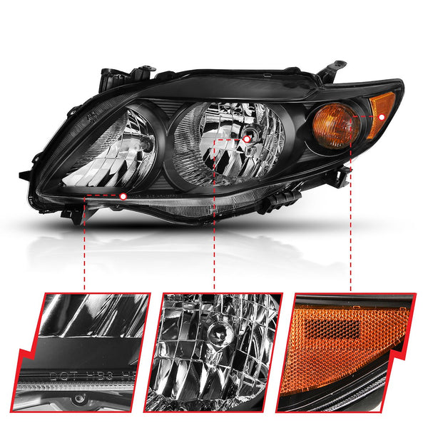 ANZO USA Headlight Assembly (MPN: 121541)