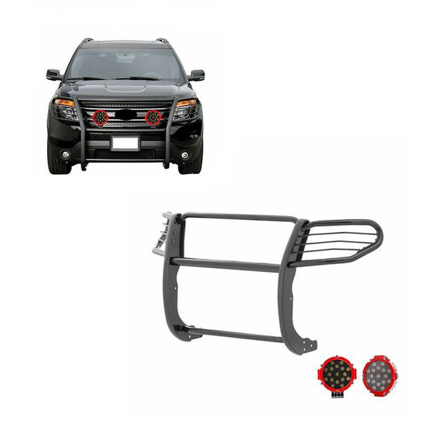 Black Horse Grille Guard Kit (MPN: 17FJ30MA-PLR)