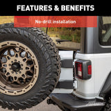 Aries Heavy-Duty Spare Tire Carrier (MPN: 2563001)
