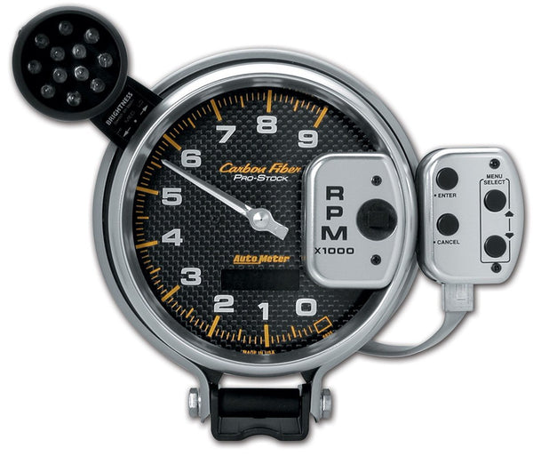 AutoMeter Carbon Fiber Pedestal Mount Tachometer (MPN: 6835)