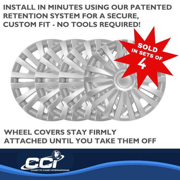 Coast To Coast 15 Inch Wheel Cover Set (MPN: IWC50715S)