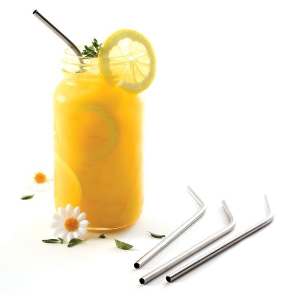 Norpro Stainless Steel Curved Beverage Straws (MPN: 436)