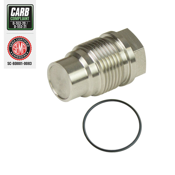 Fuel Pressure Relief Valve Plug for Dodge Cummins and Chevrolet Duramax (MPN: 1050071)