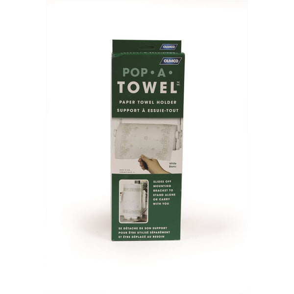 Paper towel holder for convenient dispensing (MPN: 57111)
