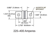 Blue Sea Bolt-On Fuse (MPN: 5121-BSS)