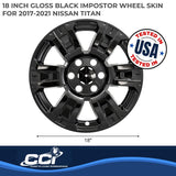 Coast To Coast Impostor Wheel Skin (MPN: IWCIMP403BLK)