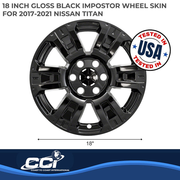Coast To Coast Impostor Wheel Skin (MPN: IWCIMP403BLK)