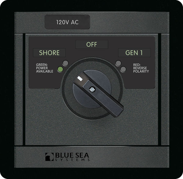 Blue Sea Systems AC Rotary Switch Panel (MPN: 1481-BSS)