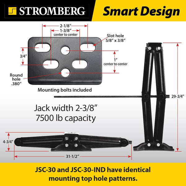 Stromberg Carlson Scissor Jack (MPN: JSC-30-IND)