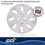 15 Inch 8 Spoke Wheel Cover Set (MPN: 54915S)