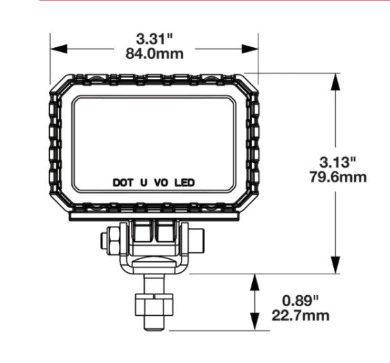J.W. Speaker Driving Fog Light Model 92 (MPN: 0530293)