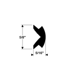 Taco Boat Rub Rail Insert (MPN: V12-0342BKA50-1)