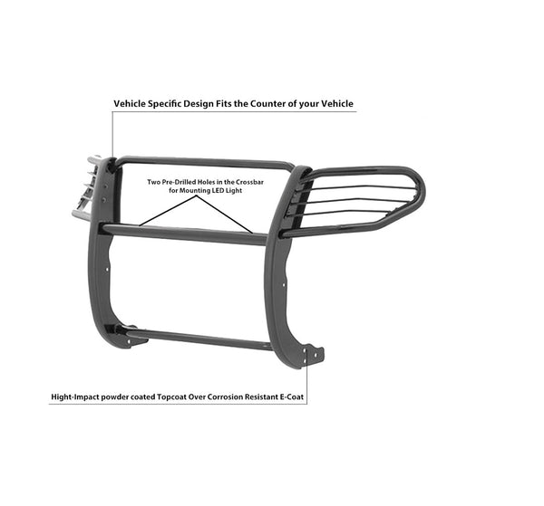 Black Horse Off Road Grille Guard (MPN: 17A110200MA)