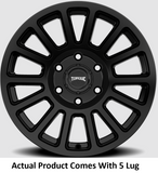 Torque Wheels 17 Inch Satin Black Wheel (MPN: TW413R-17857304-12)