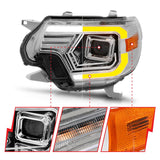 AnzoUSA Headlight Assembly With Projector Beam (MPN: 111557)