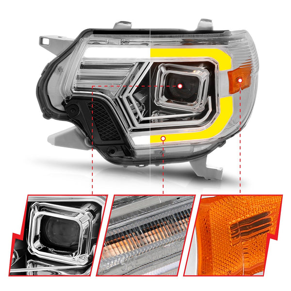 AnzoUSA Headlight Assembly With Projector Beam (MPN: 111557)
