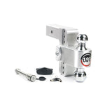 Weigh Safe Adjustable Trailer Hitch Ball Mount (MPN: CTB6-2.5-KA)