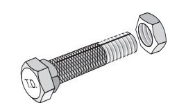 Tie Down Slotted Bolt Set (MPN: 59135)
