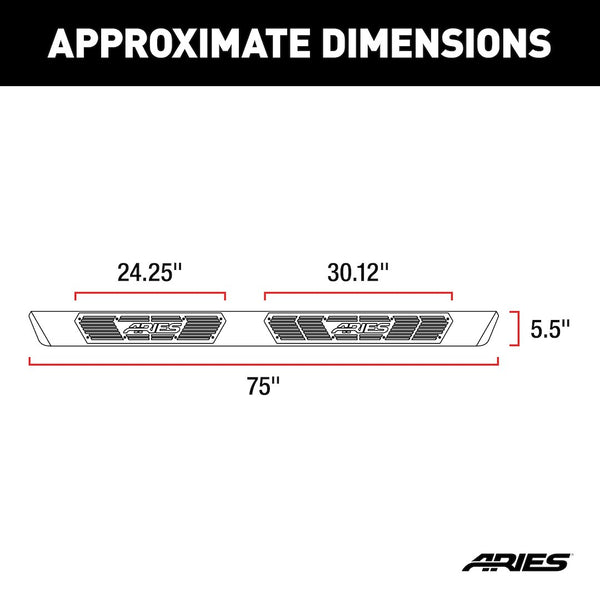 Aries Ascent Step Running Boards (MPN: 2558051)