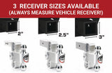 Weigh Safe Adjustable Trailer Hitch Ball Mount (MPN: CTB6-2.5-KA)