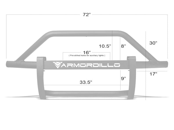 Armordillo Grille Guard Modular System (MPN: 7164444)