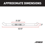 Aries 3 Inch Round Nerf Bar (MPN: 214048)