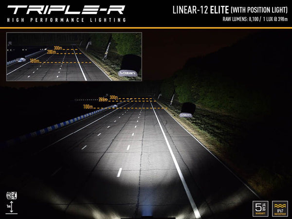Triple-R Light Linear-12 Elite LED Light Bar (MPN: LNR-PL-12)