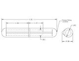 Buyers Products Steel Weld-On Bullet Hinge (MPN: FBP150GF)