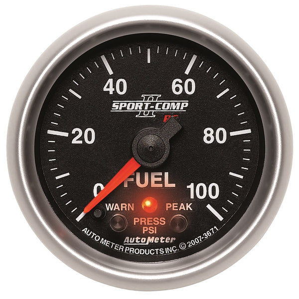 AutoMeter Sport-Comp II Fuel Pressure Gauge (MPN: 3671)