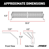 Aries LED Light Bar With Windshield Brackets (MPN: 1501306)