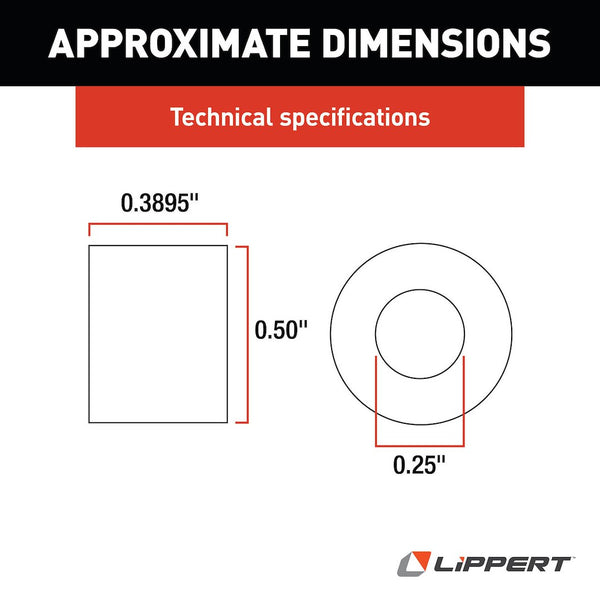 Lippert Components Entry Step Motor Spacer (MPN: 128958)