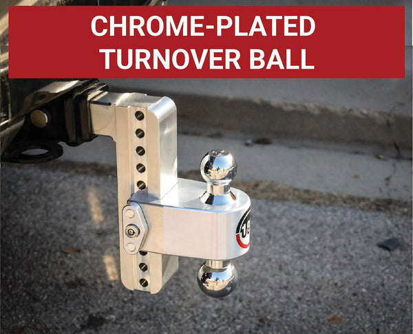 Weigh Safe Adjustable Trailer Hitch Ball Mount (MPN: CTB6-2.5)