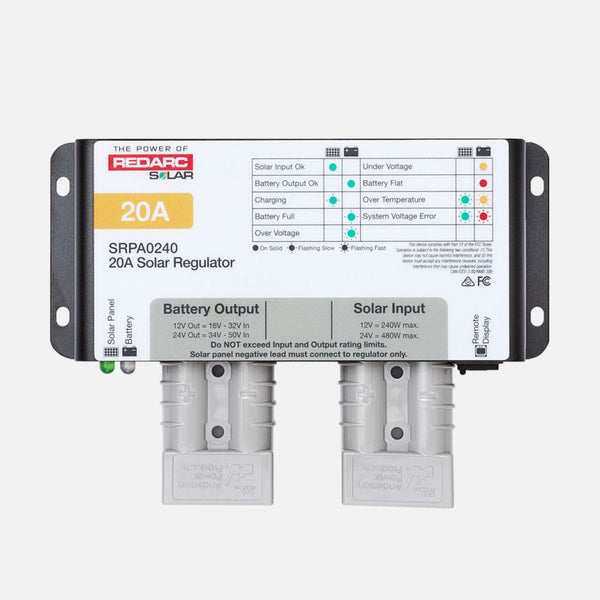 Redarc 20 Amp Solar Regulator (MPN: SRPA0240)