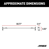 Aries Jeep Roof Rack Cross Bars (MPN: 2070450)